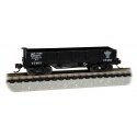 Old-Time Wood Gondola - Ready to Run -- New York Central (black), N, Bachmann Industries 15456