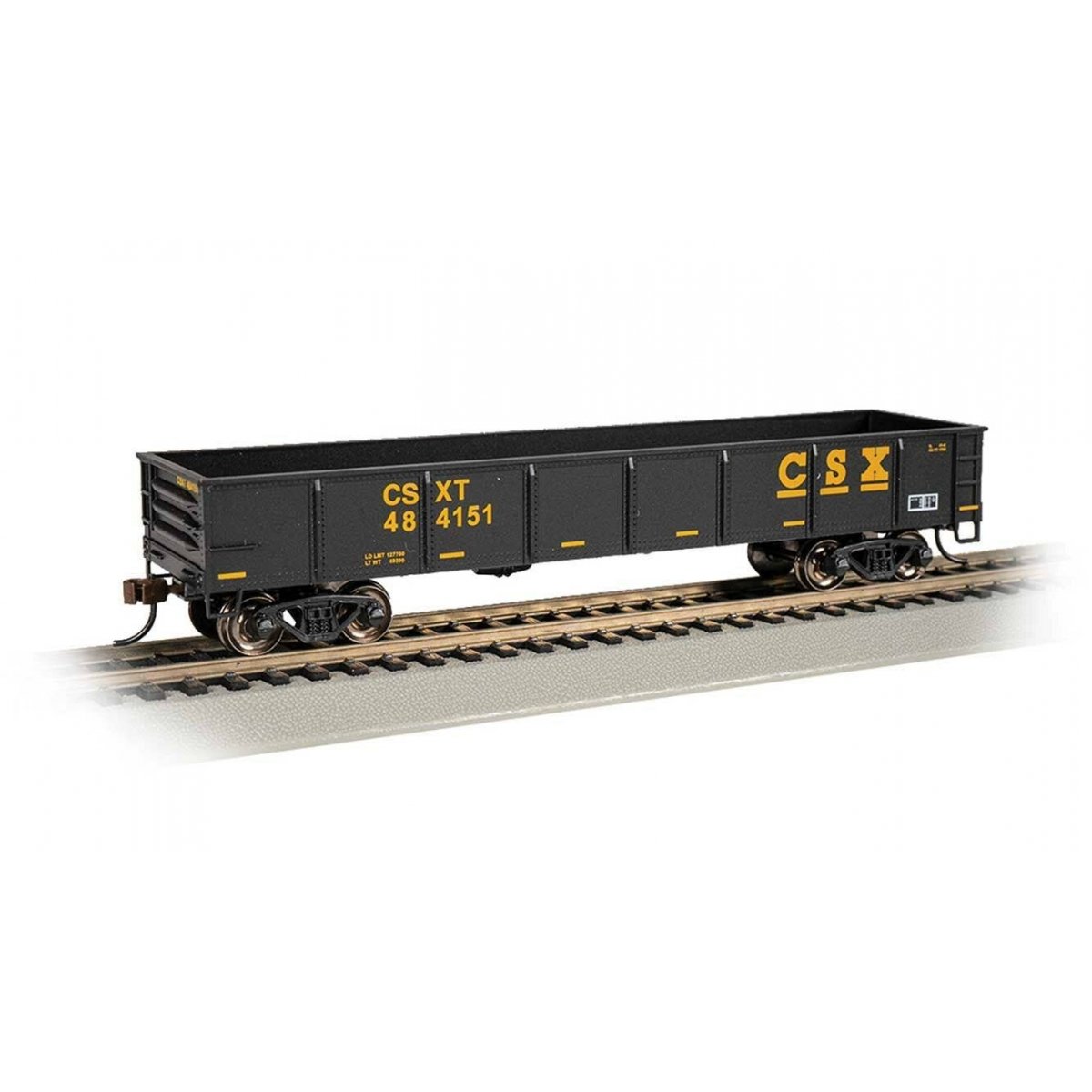 40′ Gondola - Ready to Run - Silver Series(R) -- CSX 484151 (black, yellow)