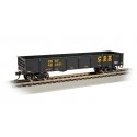 40′ Gondola - Ready to Run - Silver Series(R) -- CSX 484151 (black, yellow), HO Bachmann Industries 17224