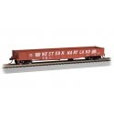 ACF 50`6` Drop-End Gondola - Ready to Run - Silver Series(R) -- Western Maryland (Boxcar Red), HO, Bachmann Industries 74804