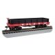 Old-Time Wood Gondola - Ready to Run -- Western & Atlantic 127 (red, black)