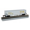 40′ Quad Hopper - Ready to Run -- CSX Transporation 141946 (gray, Yellow Conspicuity Markings), N Bachmann Industries 73351