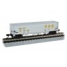 40′ Quad Hopper - Ready to Run -- CSX Transporation 141946 (gray, Yellow Conspicuity Markings)