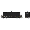 Greenbrier Transverse Coil Car - Ready to Run -- Arkansas-Oklahoma AOK Random from Set 1 (black), HO, Rapido Trains Inc 168001A