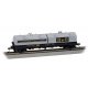 55′ Coil Car with Angled Hoods and Load - Ready to Run -- Baltimore & Ohio 8300 (blue, gray, yell, HO, Bachmann Industries 714