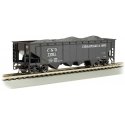 40′ Quad Hopper - Ready to Run - Silver Series(R) -- Chesapeake & Ohio, HO, Bachmann Industries 17605