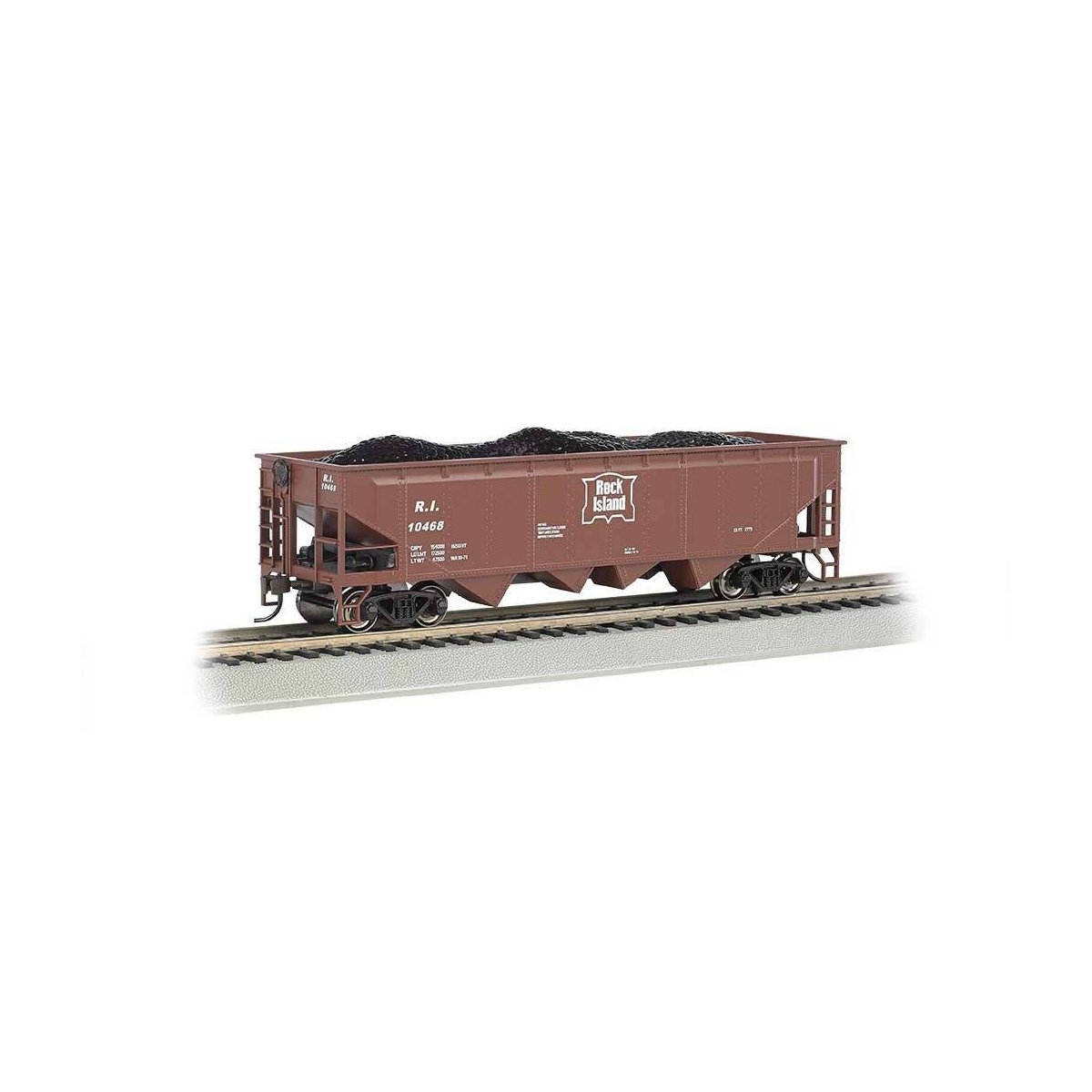 40′ Quad Hopper - Ready to Run - Silver Series(R) -- Rock Island