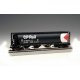 Canadian Cylindrical 4-Bay Grain Hopper - Ready to Run - Silver Series(R) -- Canadian Pacific (black, white, red Multimark Logo)