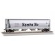 Canadian Cylindrical 4-Bay Grain Hopper - Ready to Run - Silver Series(R) -- Atchison, Topeka & Santa Fe