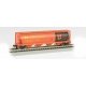 Canadian Cylindrical 4-Bay Grain Hopper - Ready to Run - Silver Series(R) -- Government of Canada CPWX (orange, black, yellow), 