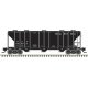PS-4000 3-Bay Covered Hopper - Ready to Run - Master(R) -- Nickel Plate Road 90556 (black, white)
