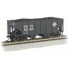USRA 55-Ton Outside-Braced Hopper with Load - Ready to Run - Silver Series(R) -- Erie 159106 (black)