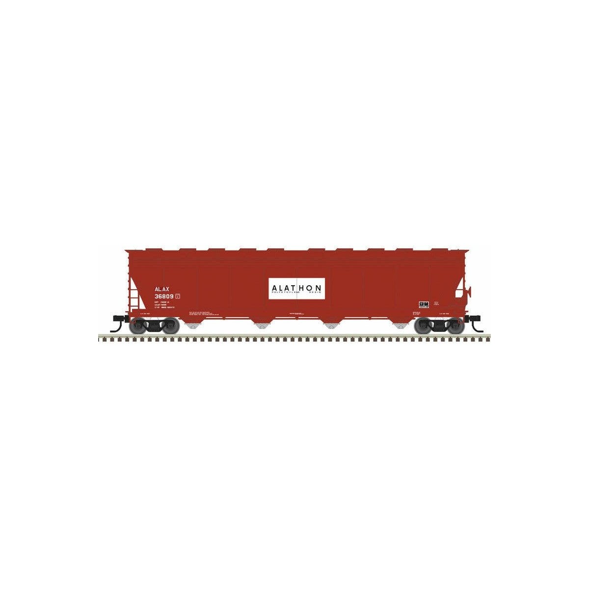ACF 5701 Centerflow Plastics Hopper - Ready to Run - Master(R) -- Cain Chemicals ALAX 36823 (red, white)