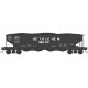 Class H21a 4-Bay Hopper with Clamshell Doors - Ready to Run -- Bethlehem Mines 6230 (black, large lettering), HO, Bowser Manufac