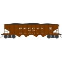 Class H21a 4-Bay Hopper - Ready to Run -- Pennsylvania Railroad 723055 (H21a, Blt. 6-09, Tuscan, Shadow Keystone)