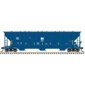 Thrall 4750 3-Bay Covered Hopper - Ready to Run -- David J. Joseph Transportation 475590 (blue, white), N, Trainman 50005923