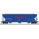 Thrall 4750 3-Bay Covered Hopper - Ready to Run -- Peavey 2026 (blue, red)