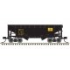 2-Bay Offset-Side Hopper with Flat Ends & Load - Ready to Run - Master(R) -- Maine Central 3723 (black, white, Harvest Gold)