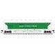 Pressureaide Centerflow Covered Hopper - Ready to Run - Master(R) -- Grace Davison 59783 (green, white)