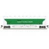 Pressureaide Centerflow Covered Hopper - Ready to Run - Master(R) -- Grace Davison 59771 (green, white)