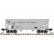 2-Bay Offset-Side Hopper with Flat Ends & Load - Ready to Run - Master(R) -- Original Norfolk Southern 9171 (gray, black, red)