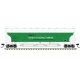 Pressureaide Centerflow Covered Hopper - Ready to Run - Master(R) -- Grace Davison 59778 (green, white)