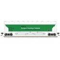 Pressureaide Centerflow Covered Hopper - Ready to Run - Master(R) -- Grace Davison 59778 (green, white), N, Atlas Model Railroad