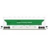 Pressureaide Centerflow Covered Hopper - Ready to Run - Master(R) -- Grace Davison 59778 (green, white)