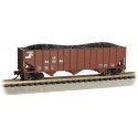 Bethlehem Steel 100-Ton 3-Bay Hopper - Ready to Run -- Conrail 488506 (Boxcar Red, Small Logo), N, Bachmann Industries 18752