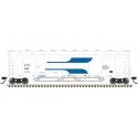 Pressureaide Centerflow Covered Hopper - Ready to Run - Master(R) -- ACFX 51417 (Venturi, white, blue), N, Atlas Model Railroad 