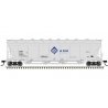 Pressureaide Centerflow Covered Hopper - Ready to Run - Master(R) -- ADM 50003 (gray, blue, Molecule)
