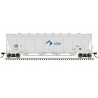 Pressureaide Centerflow Covered Hopper - Ready to Run - Master(R) -- ADM 50016 (gray, blue, green, Leaf)