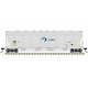 Pressureaide Centerflow Covered Hopper - Ready to Run - Master(R) -- ADM 50076 (gray, blue, green, Leaf)