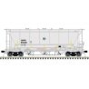 Trinity 3230 Pressure Differential PD Covered Hopper - Ready to Run Master Plu -- TXI GBRX 65000 (gray, black, blue)