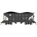 2-Bay Steel Hopper 2-Pack - Ready to Run - Spectrum(R) -- Consolidated Narrow Gauge RR 3008, 3074, On30, Bachmann Industries 279