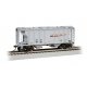 PS-2 2-Bay Covered Hopper - Ready to Run -- BNSF Railway 405648 (gray, orange, black, Wedge Logo)