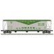 General American 3500 Dry-Flo 3-Bay Covered Hopper - Ready to Run -- WR Grace GACX 50304 (gray, green)