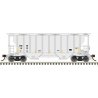 Portec 3000 2-Bay Covered Hopper - Ready to Run - Master(R) Plus -- Winifrede RR WNFR 1178 (gray, black)