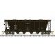 Slab-Side Covered Hopper - Ready to Run - Master(R) -- CGLX 402 (black, white)