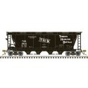 Slab-Side Covered Hopper - Ready to Run - Master(R) -- Toronto, Hamilton and Buffalo 2841 (black, white), HO Atlas Model Railroa
