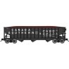 70-Ton 3-Bay 14-Panel Hopper w/Load - Ready to Run -- Canada Southern 906545 (Version 2, black, Billboard Lettering, No Stripes)