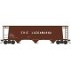 3-Bay Cylindrical Covered Hopper - Ready to Run - Executive Line -- Erie Lackawanna 20015 (Blt. 10-64, Boxcar Red)