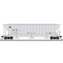 Thrall 4750 Covered Hopper - Ready to Run -- CATX 5107 (gray, black), HO, Trainman 20006637