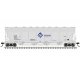 Pressureaide Centerflow Covered Hopper - Ready to Run - Master(R) -- ADM 50007 (gray, blue, Molecule)