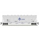 Pressureaide Centerflow Covered Hopper - Ready to Run - Master(R) -- ADM 50031 (gray, blue, Molecule), N, Atlas Model Railroad C