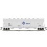 Pressureaide Centerflow Covered Hopper - Ready to Run - Master(R) -- ADM 50031 (gray, blue, Molecule)