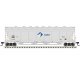 Pressureaide Centerflow Covered Hopper - Ready to Run - Master(R) -- ADM 50008 (gray, blue, green, Leaf)