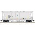 Trinity 3230 Pressure Differential PD Covered Hopper - Ready to Run Master Plu -- TXI GBRX 65005 (gray, black, blue), N, Atlas M