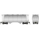 Procor 3,000 Cubic Foot Aluminum Covered Hopper w/Handrail - Ready to Run -- Undecorated, HO, Rapido Trains Inc 172098