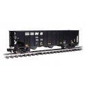 Bethlehem Steel 100-Ton 3-Bay Hopper - Ready to Run -- Norfolk Southern 146753 (black, white), G, Bachmann Industries 93653